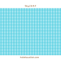 New colors in stock! Hawaii Hawaiian Fabric Yarn Dye (Woven) Cotton Fabric [ PALAKA / Palaka 2 Colors ]