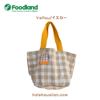 再入荷 ハワイ フードランド限定 Palaka Canvas Toto【パラカ キャンバス トート】