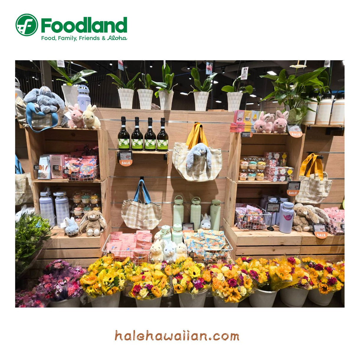 再入荷 ハワイ フードランド限定 Palaka Canvas Toto【パラカ キャンバス トート】