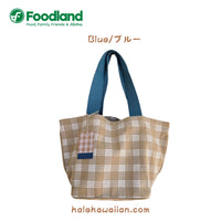 再入荷 ハワイ フードランド限定 Palaka Canvas Toto【パラカ キャンバス トート】