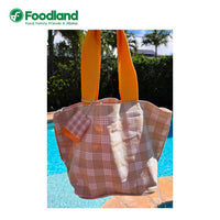 再入荷 ハワイ フードランド限定 Palaka Canvas Toto【パラカ キャンバス トート】