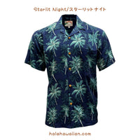 新作入荷 ハワイ パラダイスファンド メンズ レーヨン アロハシャツ 【 パーム グローブ 】