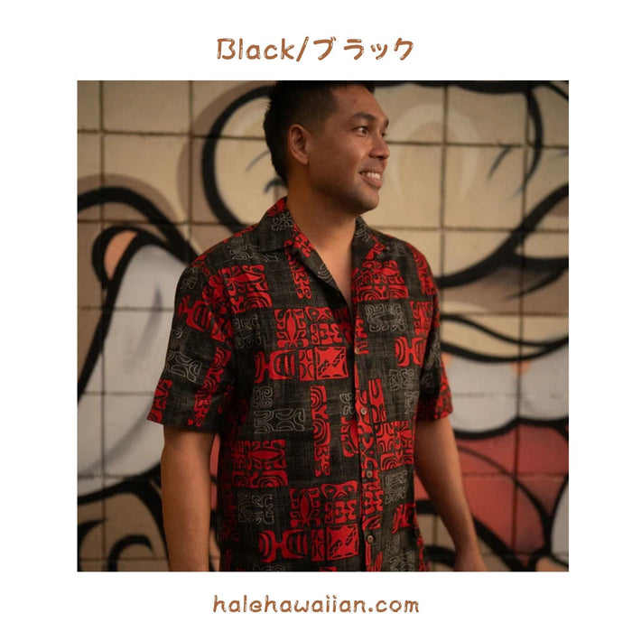 Hawaii Men's Aloha Shirt Cotton [Petro]