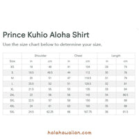 Hawaiian Men's Rayon Aloha Shirt [Prince Kuhio]