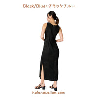 ハワイ レディース ノースリーブ タンク ロング ドレス<br>【 プリンス クヒオ 】
