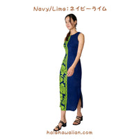ハワイ レディース ノースリーブ タンク ロング ドレス<br>【 プリンス クヒオ 】