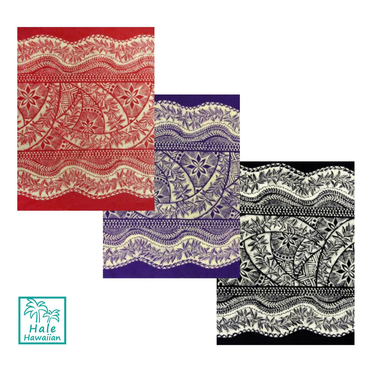 Hawaiian Polycotton Fabric QSQ-11-711 [Panel Tapa]