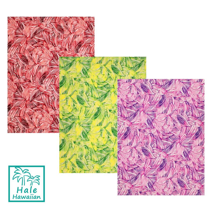 QSQ-16-924 Hawaiian Poly Cotton Fabric QSQ-19-1002 [Featuring / Tealeaf]