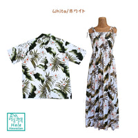 ハワイ　マキシ丈 ロング チュニック ドレス <br>【 オーキッド 】