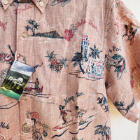 Hawaiian Men's Aloha Shirt Poly Cotton [Kia Orana]