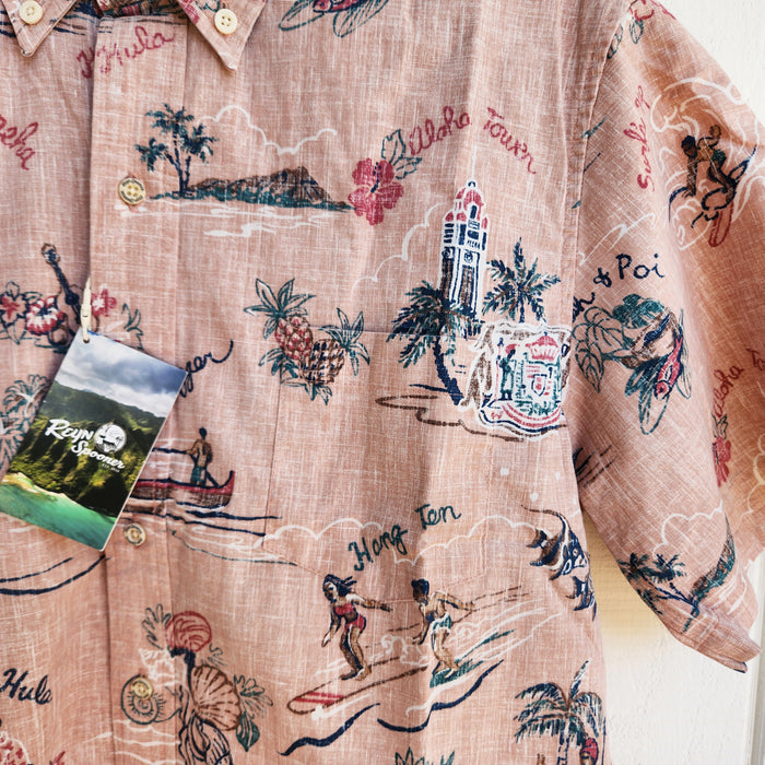 Hawaiian Men's Aloha Shirt Poly Cotton [Kia Orana]