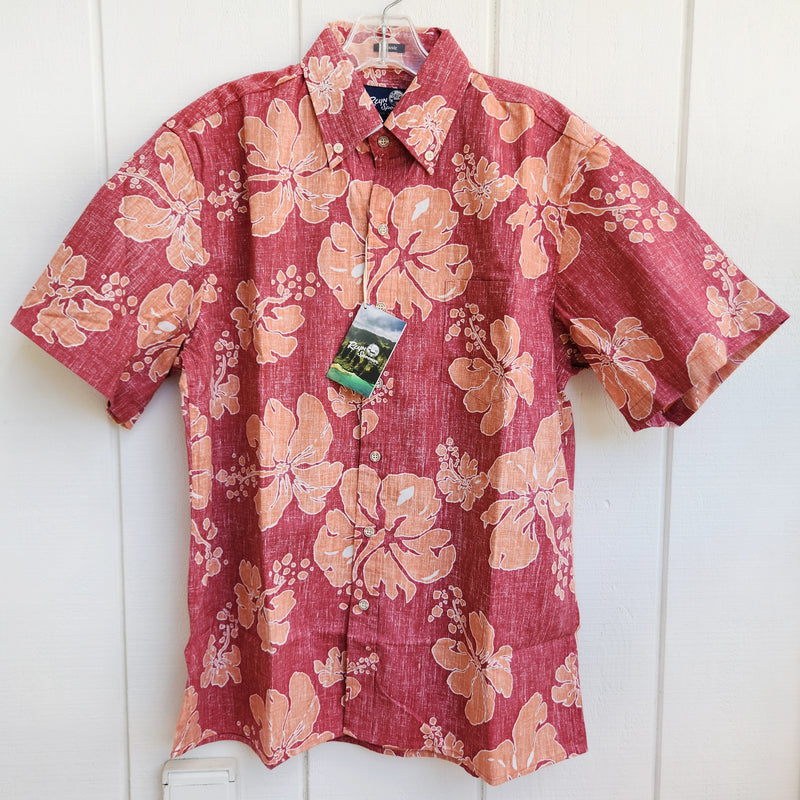 Hawaiian Men's Aloha Shirt Poly Cotton [Vaitape]