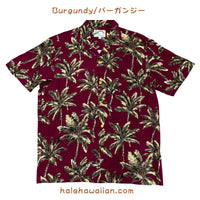 Hawaiian Men's Rayon Aloha Shirt [Royal Palm]