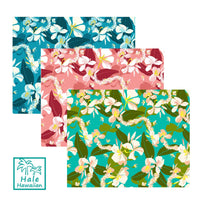 New Arrival: Hawaiian Print Cotton Fabric SEBX-40072 [Plumeria Flower]