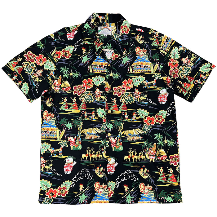 Hawaiian Men's Rayon Aloha Shirt [Santa Surf Shack]