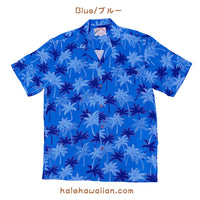 Hawaiian Paradise Fund Men's Rayon Aloha Shirt [Shadow Palm]