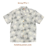Hawaiian Paradise Fund Men's Rayon Aloha Shirt [Shadow Palm]
