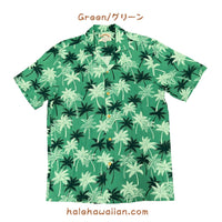 Hawaiian Paradise Fund Men's Rayon Aloha Shirt [Shadow Palm]