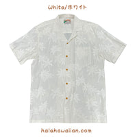 Hawaiian Paradise Fund Men's Rayon Aloha Shirt [Shadow Palm]
