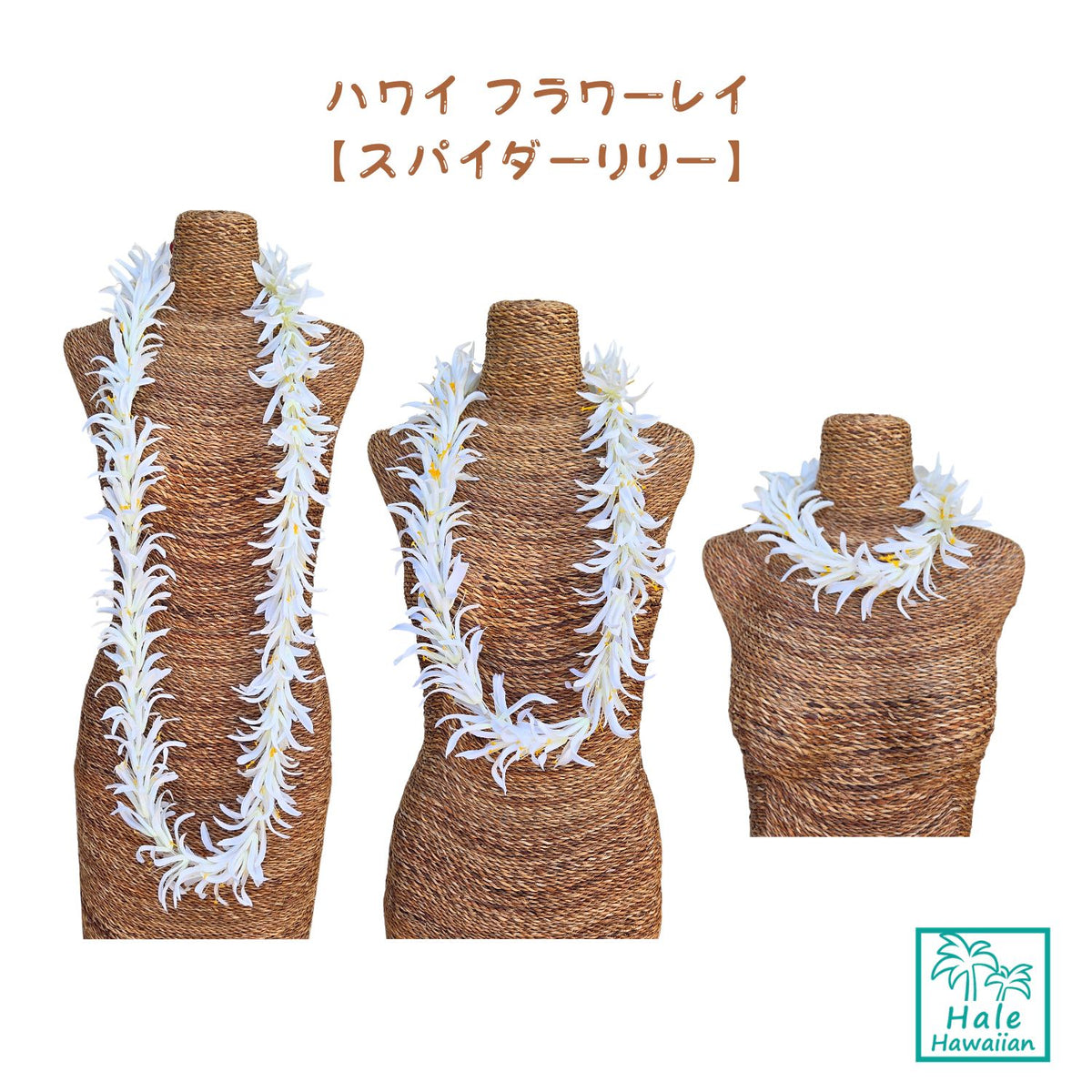 Hawaii Hula Supplies Flower Lei [White Spider Lily]