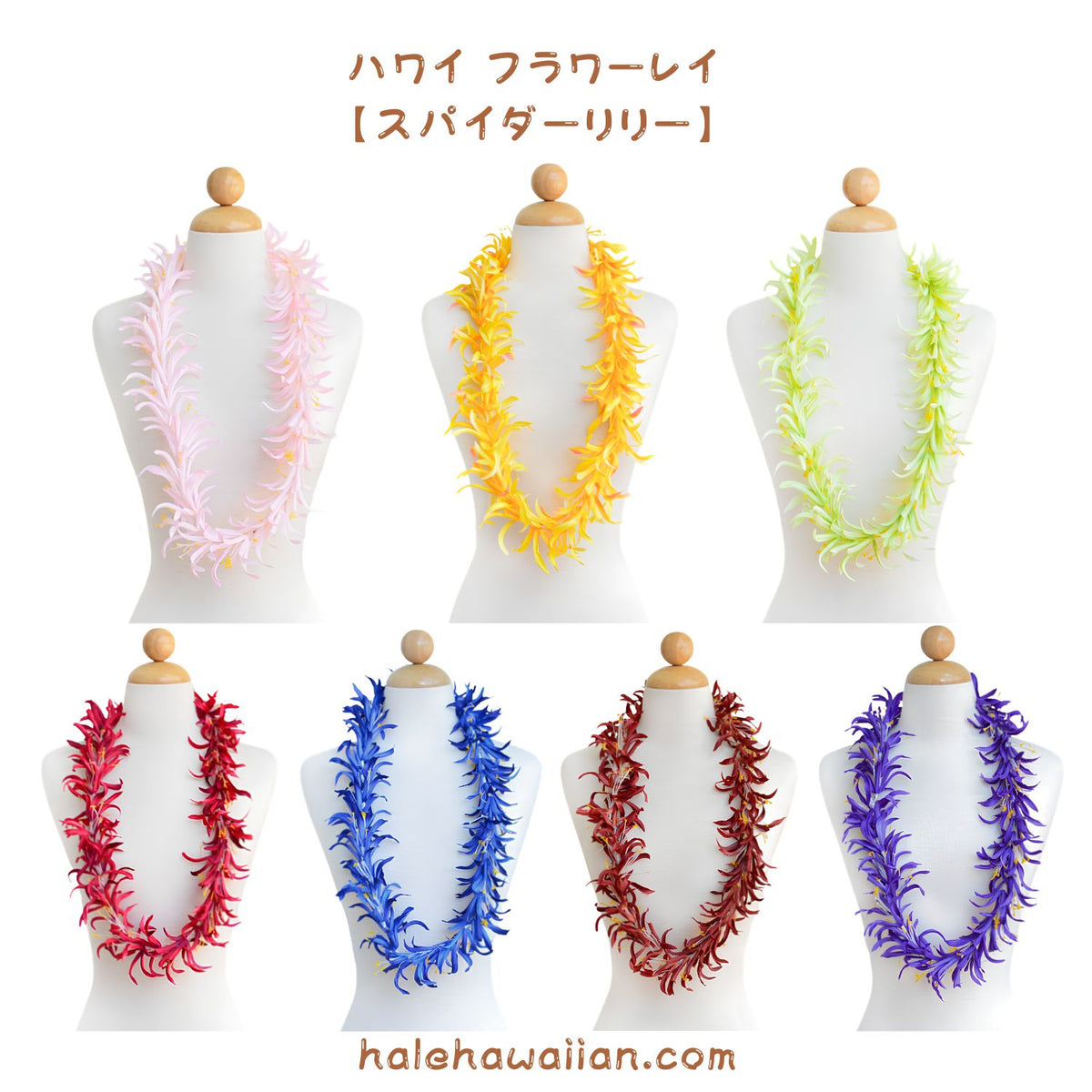 Hawaiian Hula Supplies Flower Lei [Spider Lily]