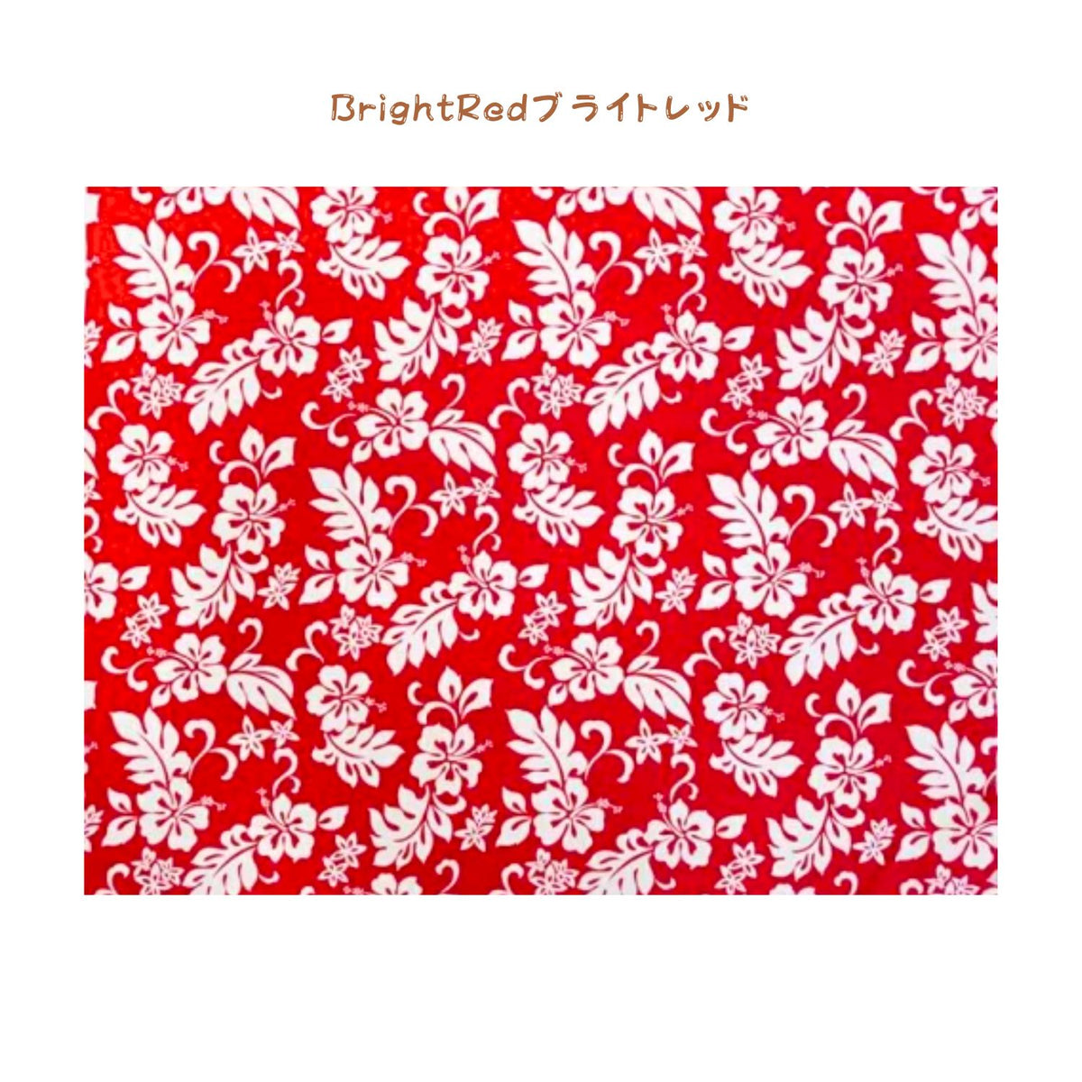 Hawaiian Cotton Fabric TKJ-03-285 [Hibiscus/Plumeria]