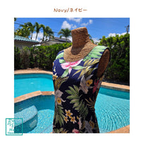 Clearance Hawaii Sleeveless Tank Long Dress [Orchid Paradise]