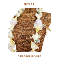 Hawaiian hula supplies Flower lei [Tuberose w/Carnation]