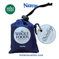 WHOLE FOODS MARKET 【ホールフーズ トートバッグ 】エコバッグ 折りたたみ 手のひらサイズ