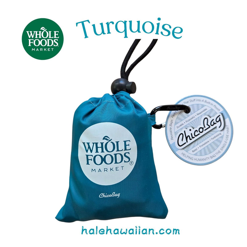 WHOLE FOODS MARKET 【ホールフーズ トートバッグ 】エコバッグ 折りたたみ 手のひらサイズ