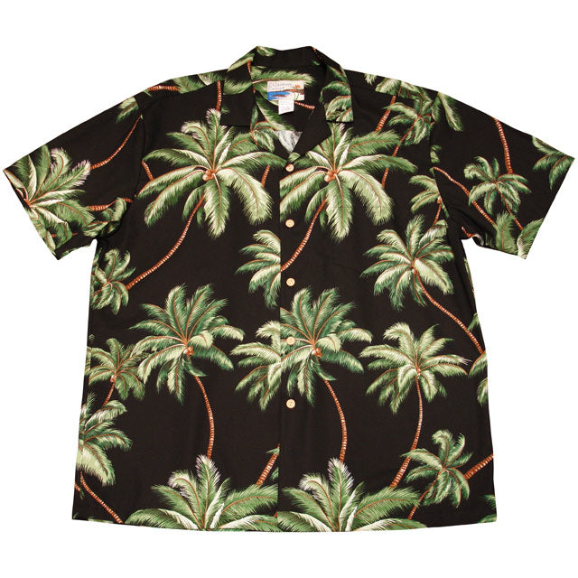 Hawaiian Men's Aloha Shirt Cotton [Wailea Palms]