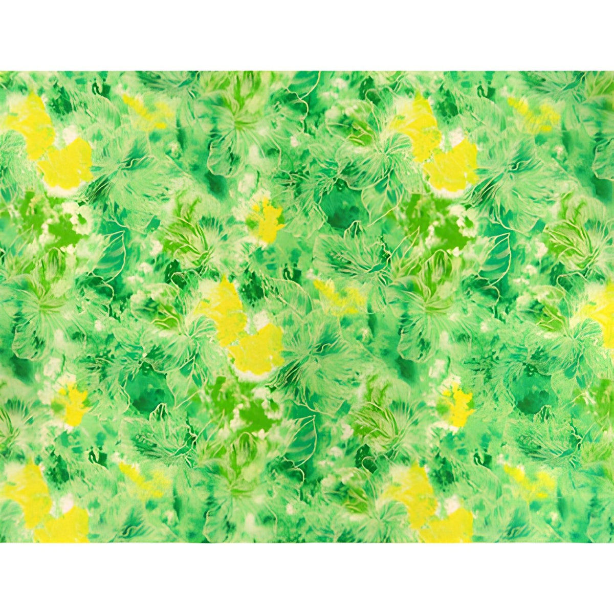 Hawaiian polycotton fabric ZGQ-17-16 [ Tie-Dye Hibiscus]