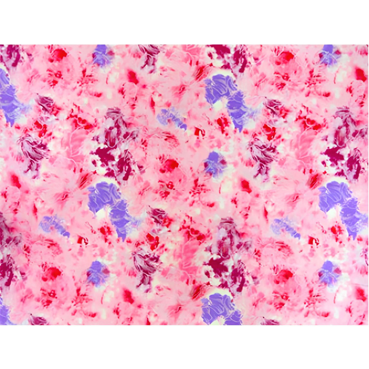 Hawaiian polycotton fabric ZGQ-17-16 [ Tie-Dye Hibiscus]