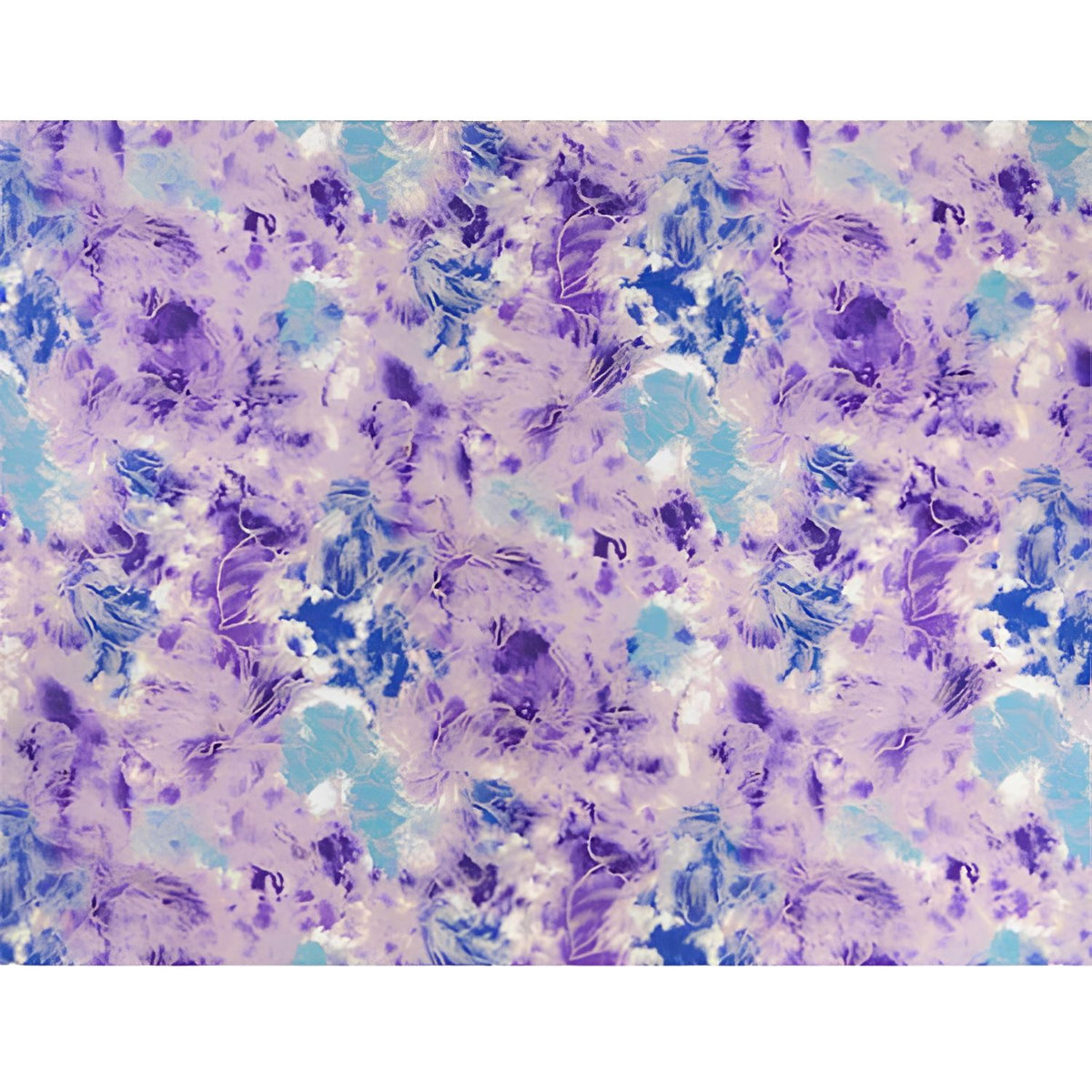 Hawaiian polycotton fabric ZGQ-17-16 [ Tie-Dye Hibiscus]