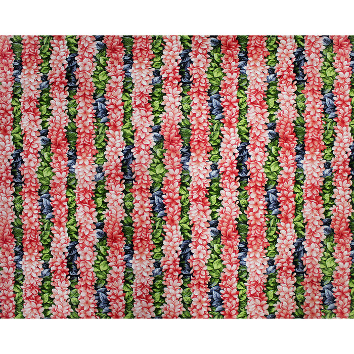 Pre-order Hawaiian Cotton Fabric ZY-23-141 [Plumeria Lei] Arrival January 2024 Copy