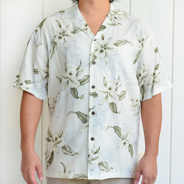 Hawaiian Men's Aloha Shirt Rayon [Orchid]