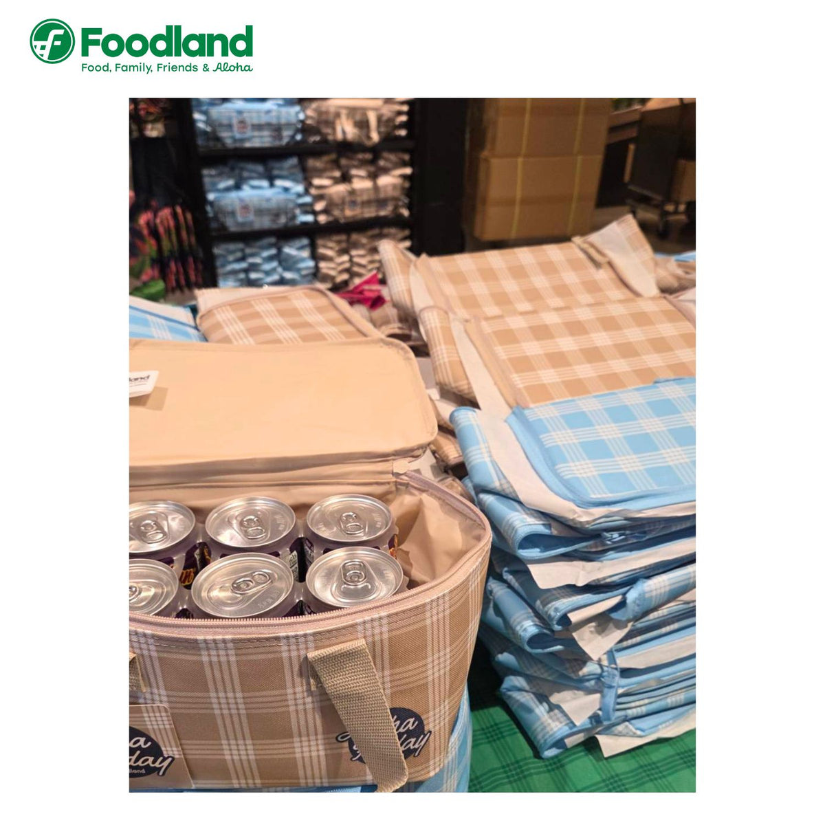 新色 ハワイ フードランド 限定 Palaka Cooler Bag【 アロハフライデー パラカ クーラーバッグ 】