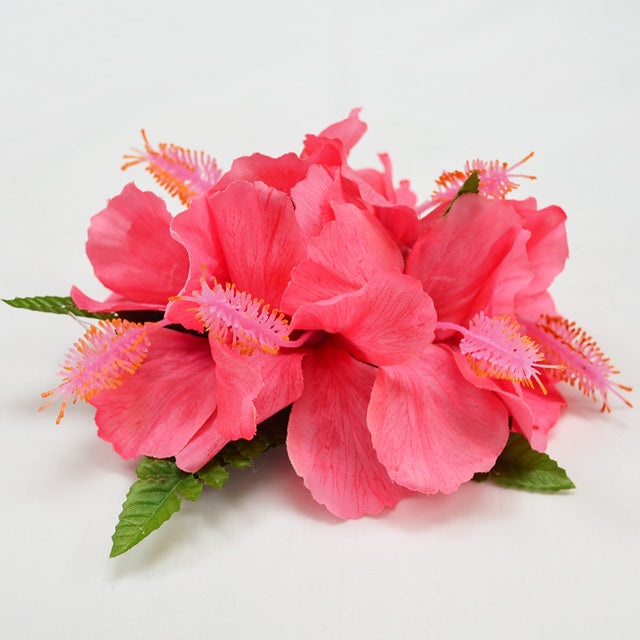 Hawaiian Hula Supplies Flower Hair Clip [6 Hibiscus]