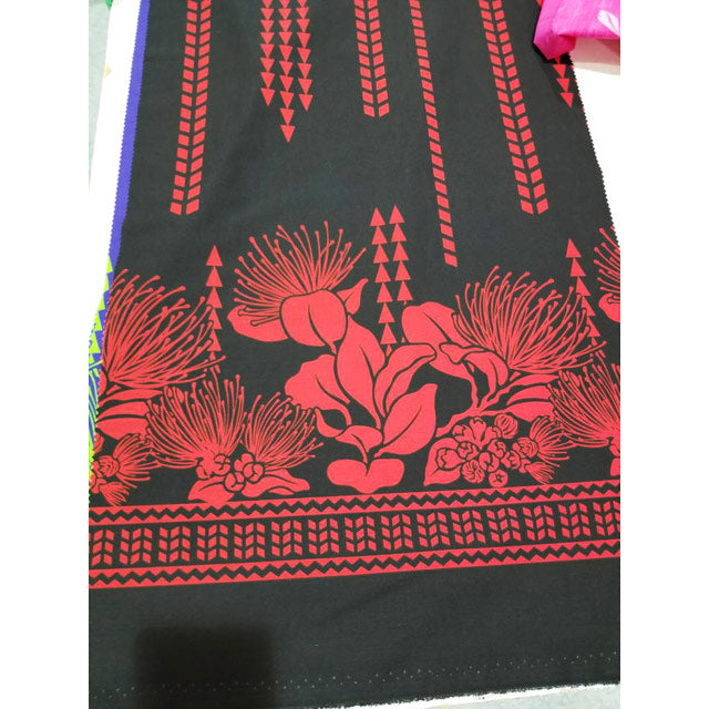 Hawaiian Polycotton Fabric LW-17-595 [Lehua/Tapa]