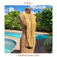 Hawaiian Tahitian Shell Lei Mongo Shell [12-strand long lei]