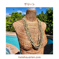 Hawaiian Tahitian Shell Lei Mongo Shell [5-Row Shell Necklace]