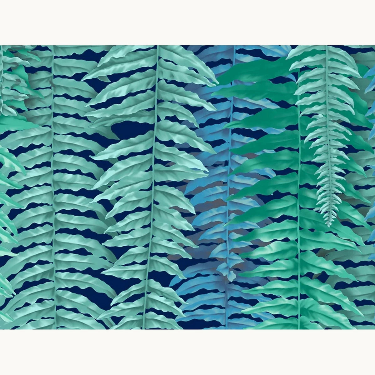 Hawaiian Cotton Fabric OSA-137 [Hawaiian Fern]