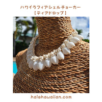 Hawaii Raffia Shell Choker [Teardrop]
