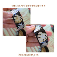 Hawaiian Hula Supplies Tahitian Bracelet/Anklet [Monstera 9 Plates]