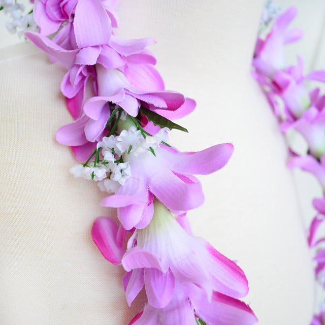 Hawaiian Hula Supplies Flower Lei [Island Tuberose w/Flower]