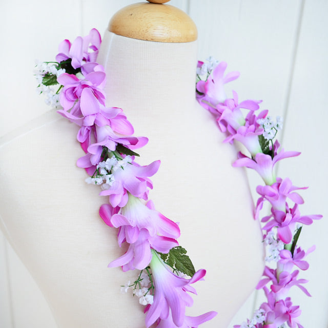 Hawaiian Hula Supplies Flower Lei [Island Tuberose w/Flower]