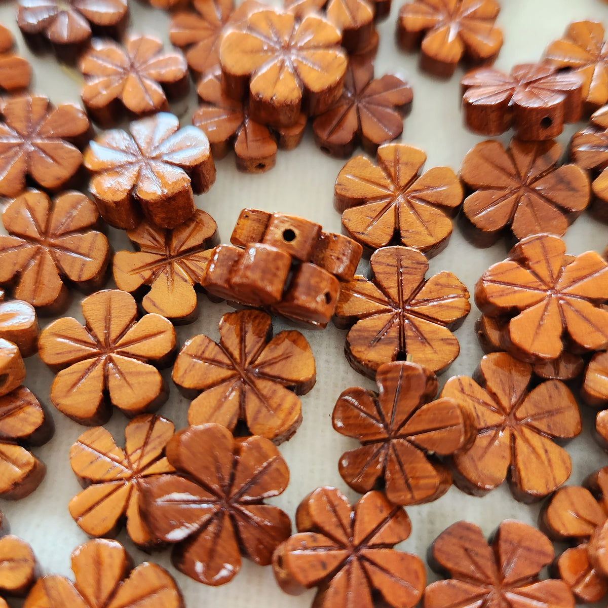 Hawaiian Hula Supplies Wood Parts [100 Wood Plumeria]