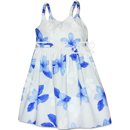 Kids Cotton Bungee Dress [Plumeria]