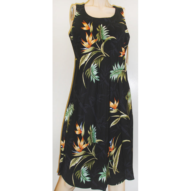 Hawaiian Tank Dress Short [Bamboo Paradise]