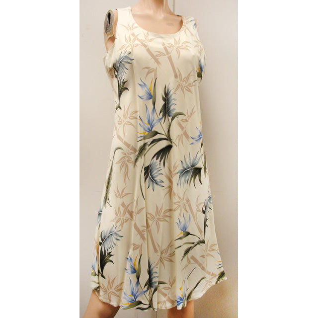 Hawaiian Tank Dress Short [Bamboo Paradise]